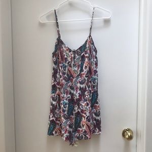 American Eagle Paisley Romper